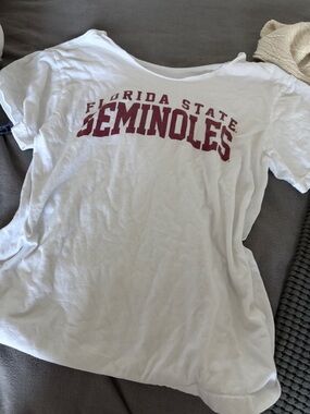Florida State Seminoles White Graphic Tee